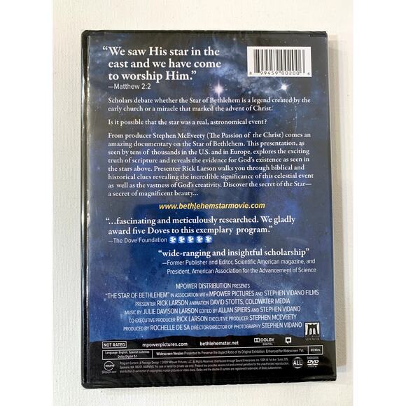 The Star of Bethlehem (DVD, 2009) BRAND NEW & SEALED Rick Larson - Picture 2 of 3